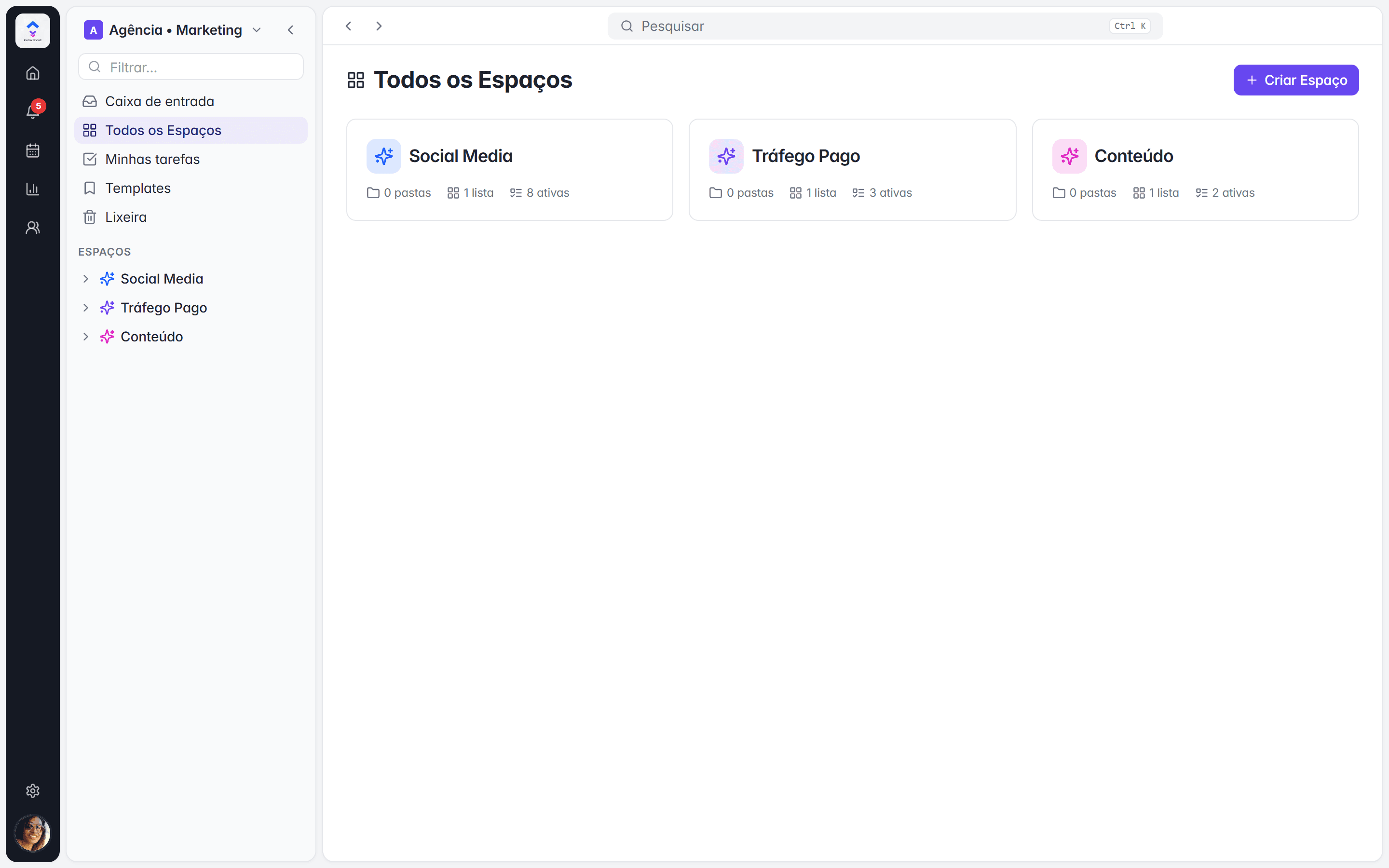 TaskFlow — operação centralizada